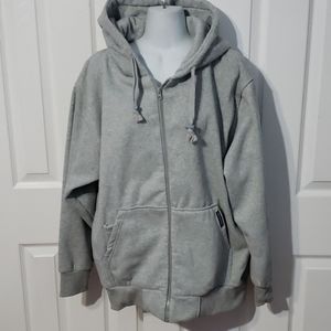 Mens heavy duty warm hooded sweatshirt size M/L